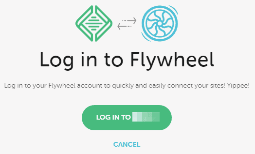 Local by Flywheel Login Website After Local