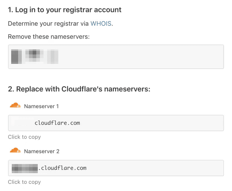 Google Domains to Cloudflare Change Nameservers