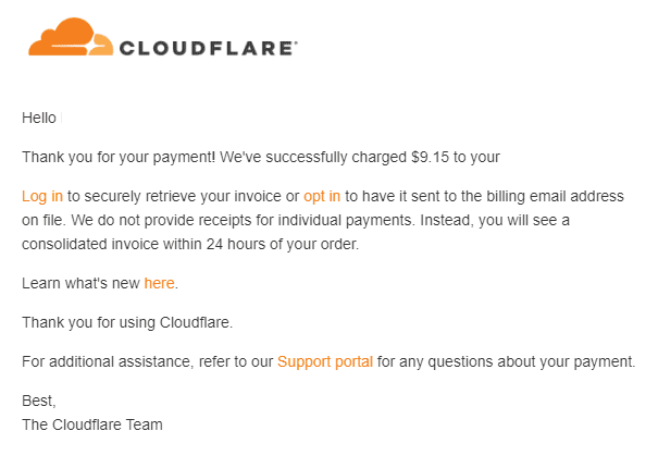 Google Domains to Cloudflare Payment Confirmed