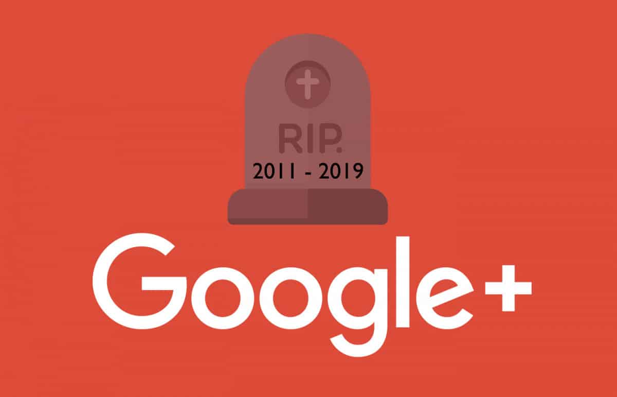 Google+ Logo RIP 2011 - 2019