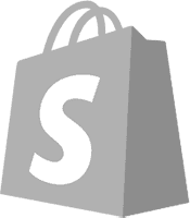 Shopify Small Gray Transparent Logo