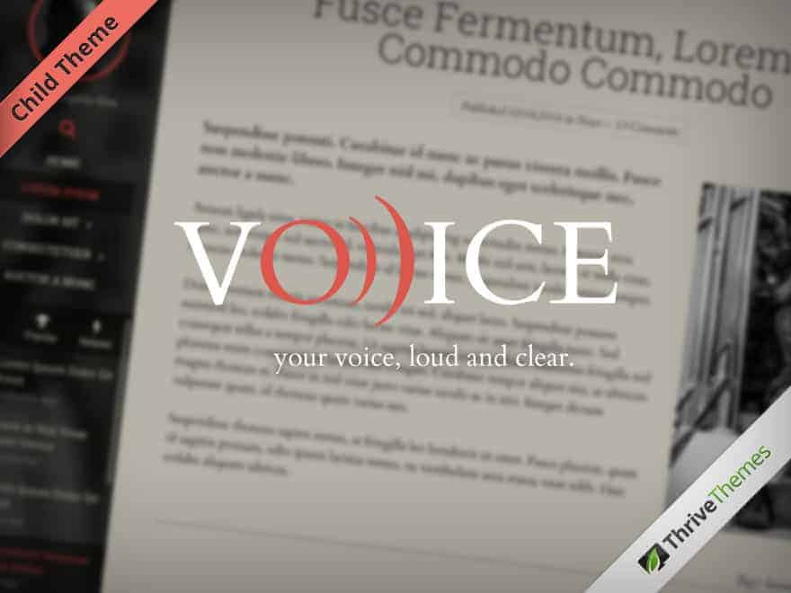 Thrive Themes Voice Theme Screenshot